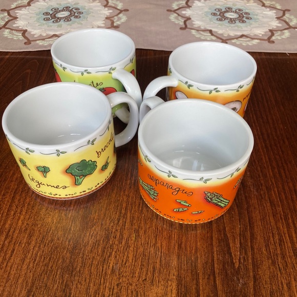 Vintage stackable mug set - Picture 4 of 4